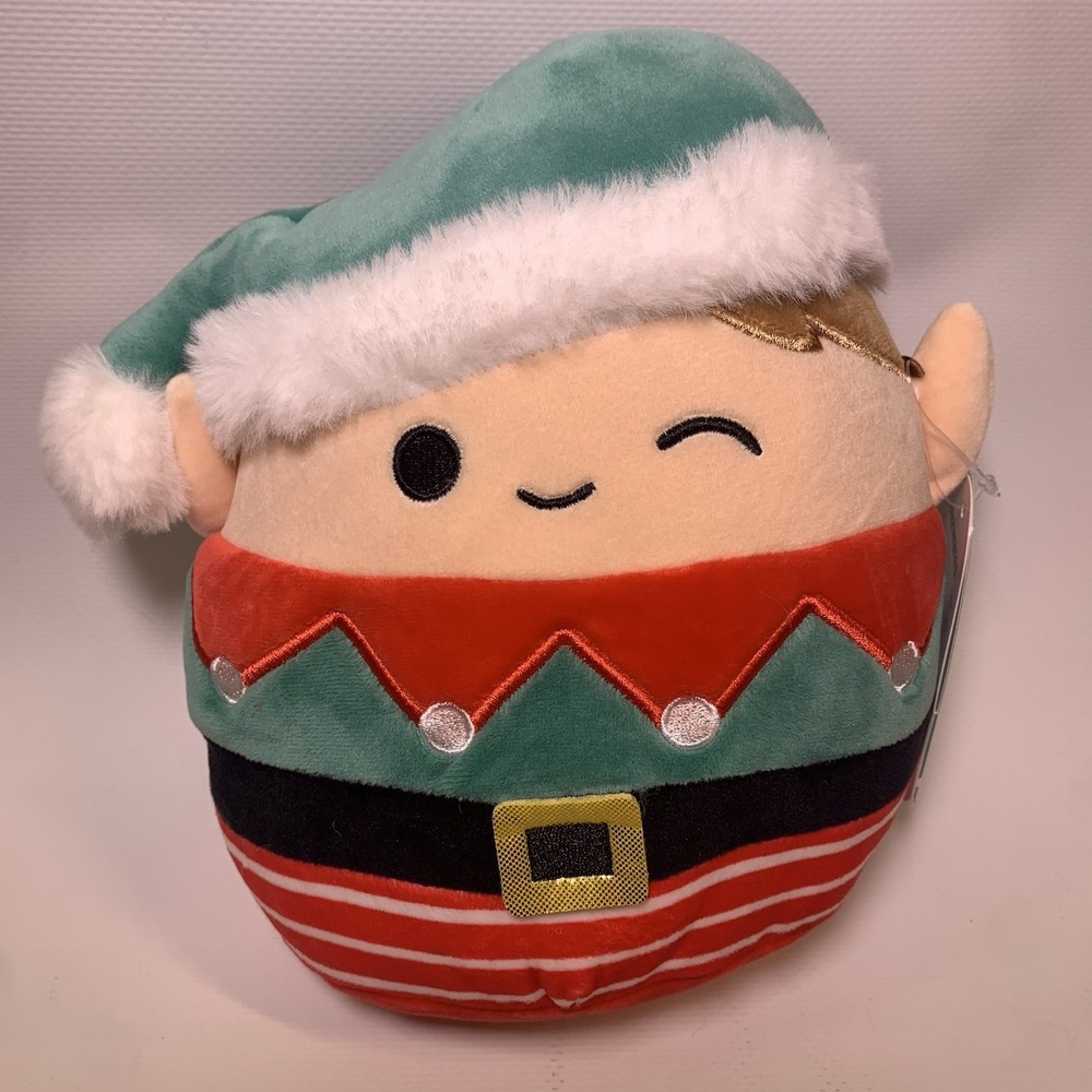 Squishmallows KellyToy JANGLE The Christmas Elf 2022 7" NWT Plush Stuffed Cute